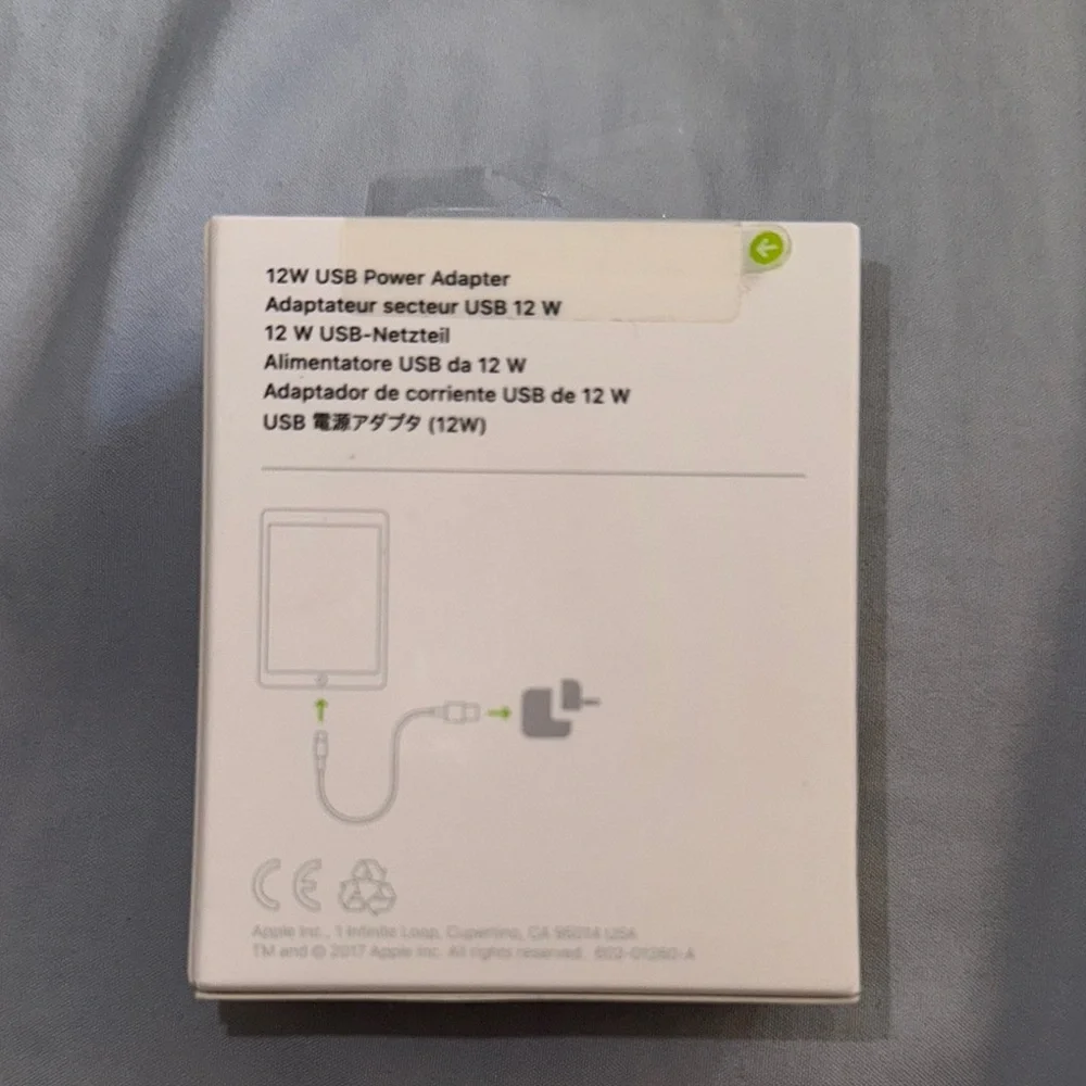 Apple USB 12W Charger in White